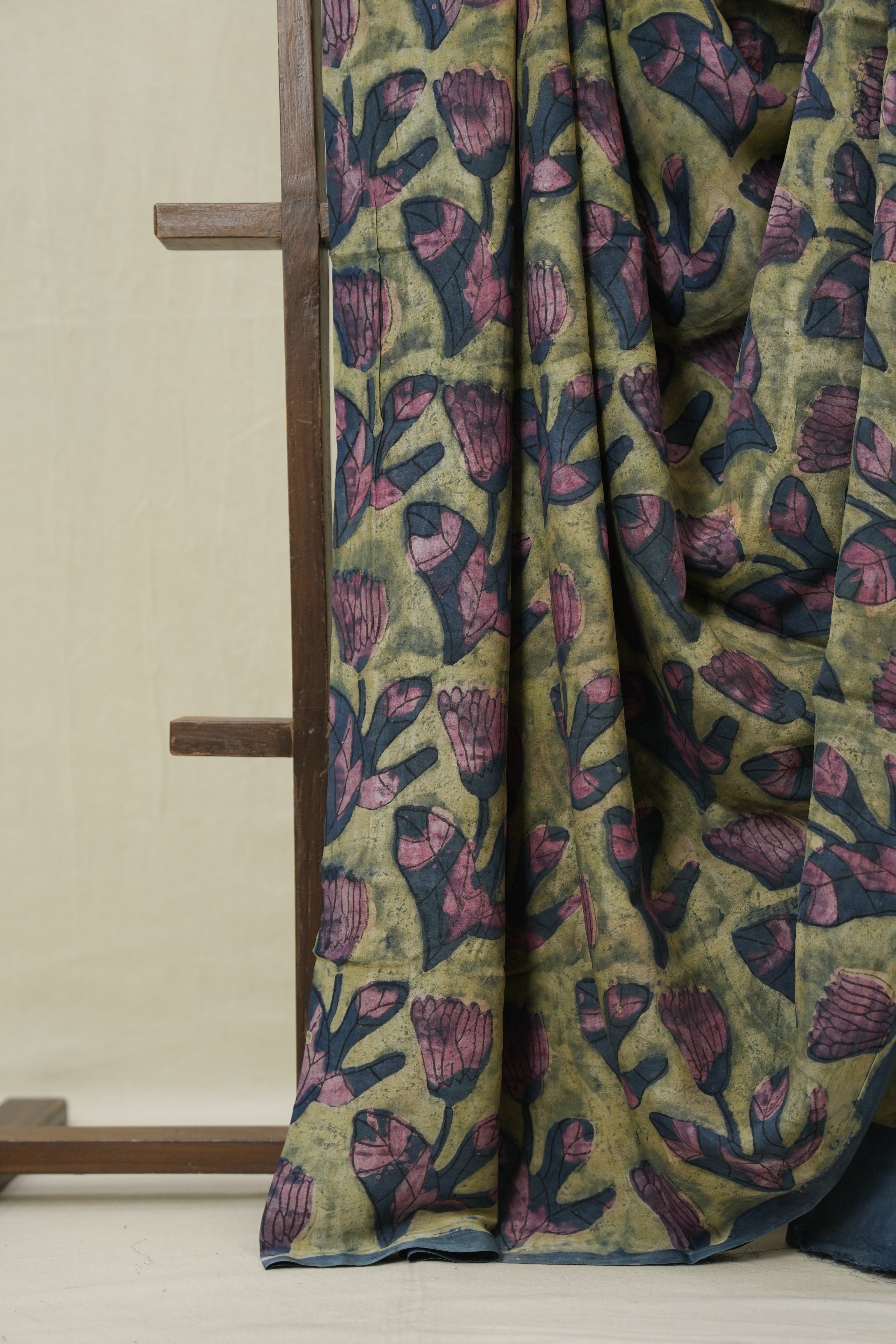 Olive Green HBP Modal Silk Saree - SRBMSS567