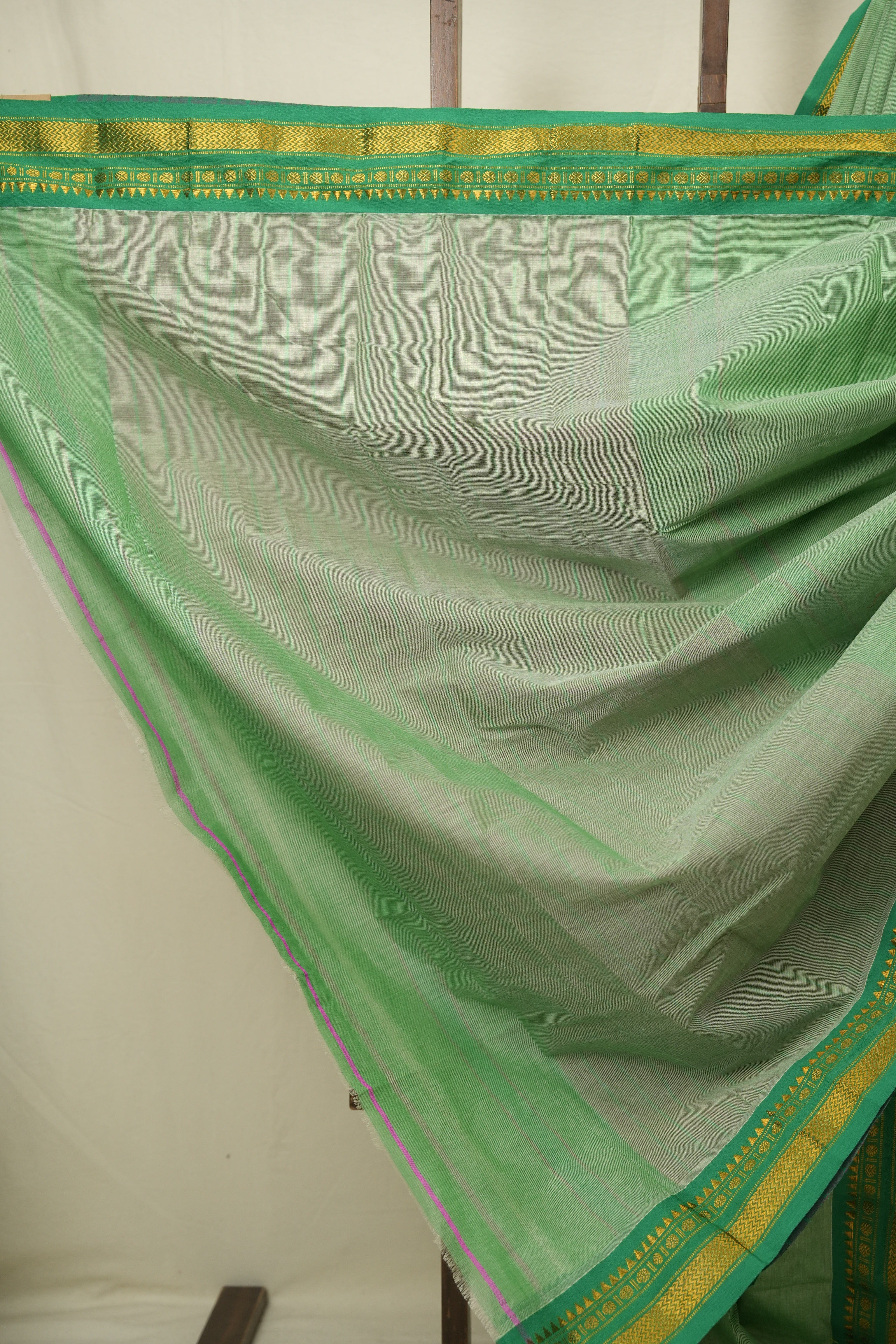Pista Narayan Peth Cotton Saree - SRPNPCS84