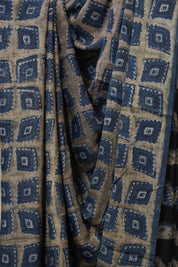 Navy Blue HBP Modal Silk Saree - SRNBMSS564