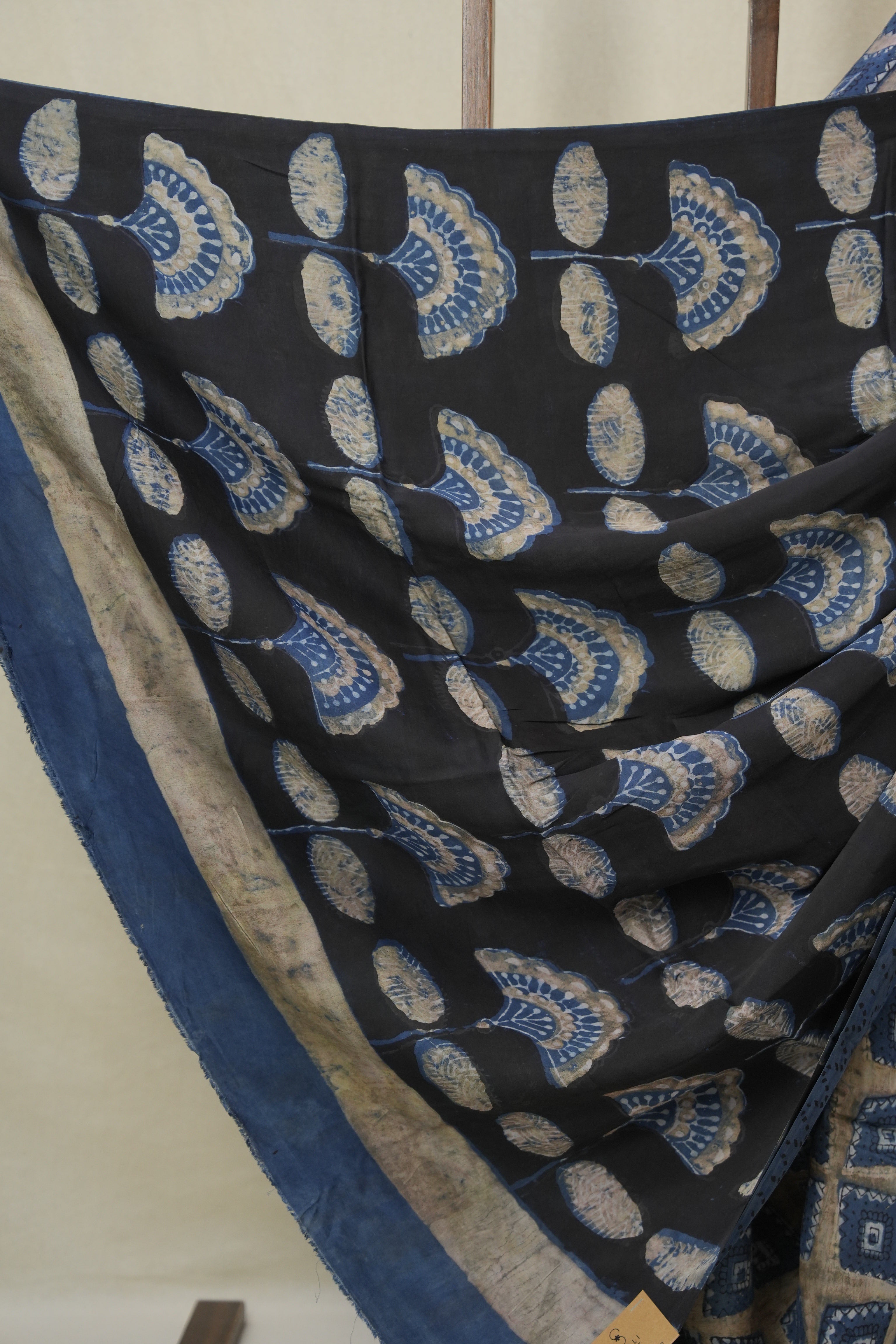 Navy Blue HBP Modal Silk Saree - SRNBMSS564