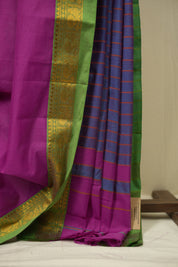 Rani Pink Narayan Peth Cotton Saree - SRRPNPCS76