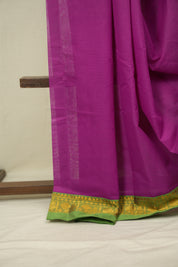 Rani Pink Narayan Peth Cotton Saree - SRRPNPCS76