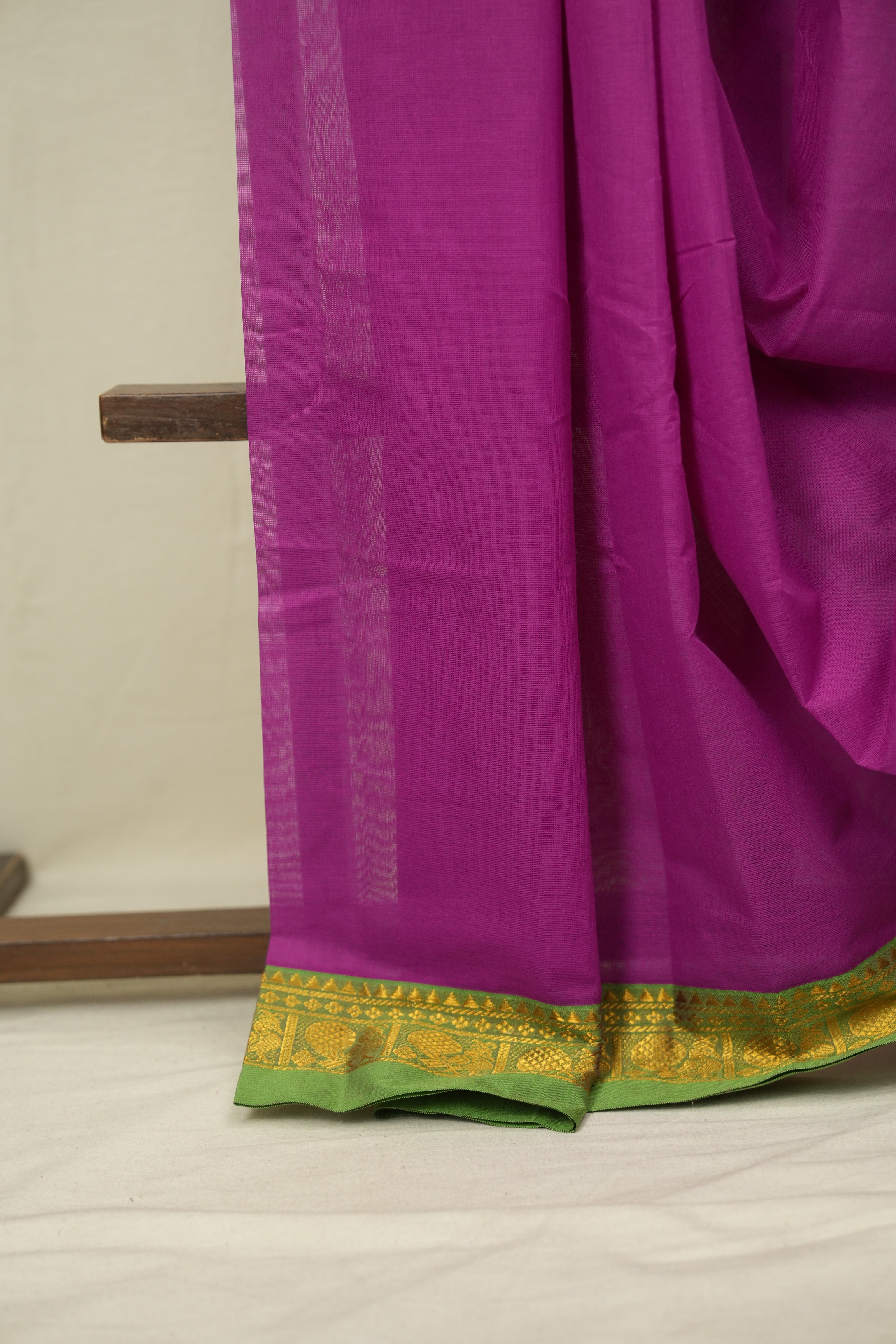 Rani Pink Narayan Peth Cotton Saree - SRRPNPCS76