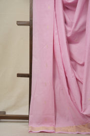 Baby Pink Cotton Paithani Saree - SRBPCPS674