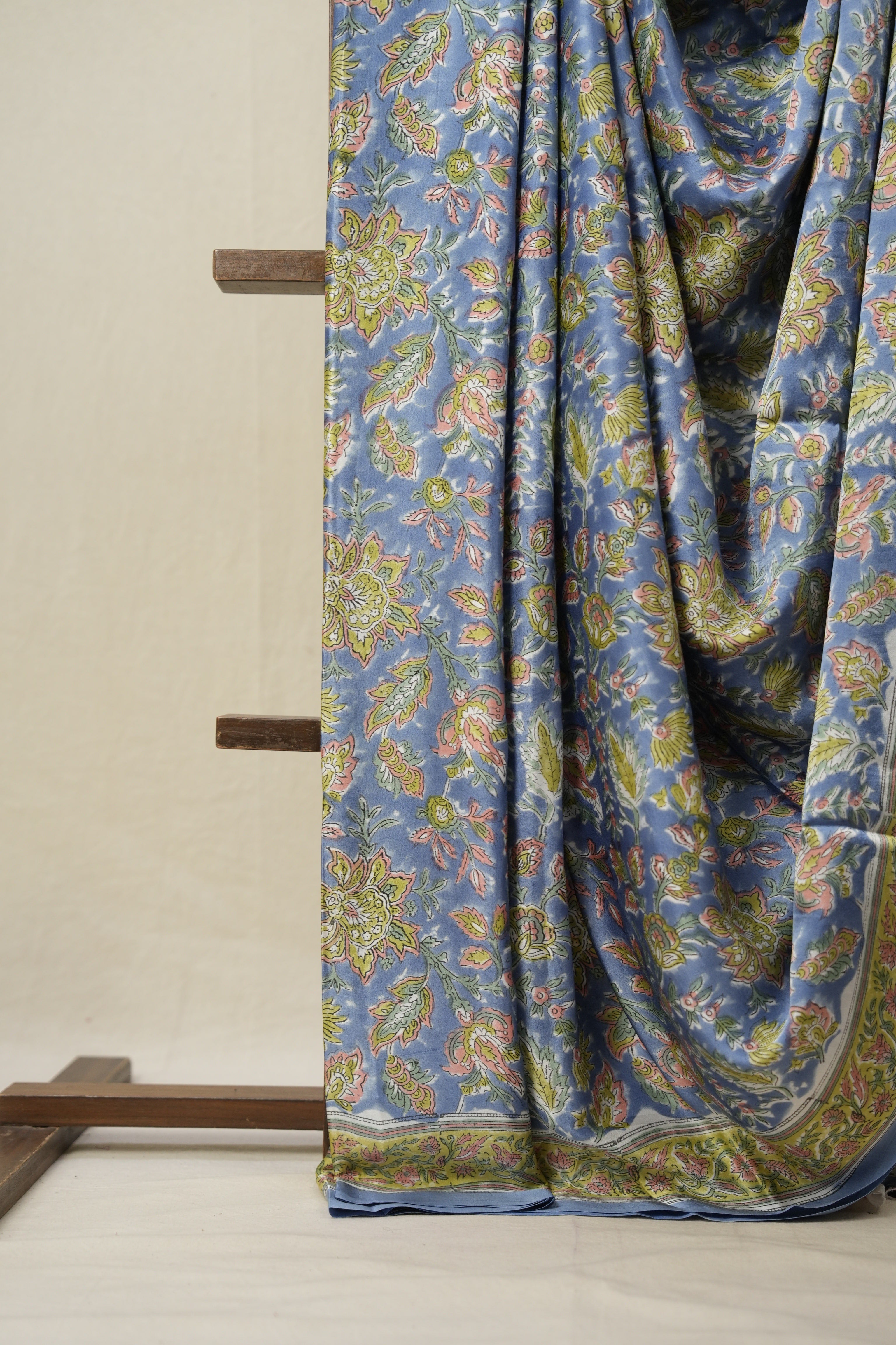 Sky Blue HBP Modal Silk Saree - SRSBMSS492