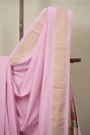 Baby Pink Cotton Paithani Saree - SRBPCPS674
