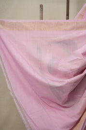 Baby Pink Cotton Paithani Saree - SRBPCPS674