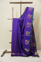 Purple Gadwal Silk Saree - SRPGSS629