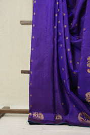 Purple Gadwal Silk Saree - SRPGSS629
