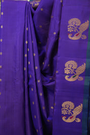 Purple Gadwal Silk Saree - SRPGSS629