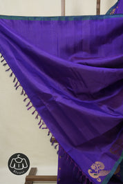 Purple Gadwal Silk Saree - SRPGSS629