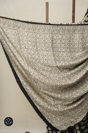 Black HBP Modal Silk Saree - SRBMSS491