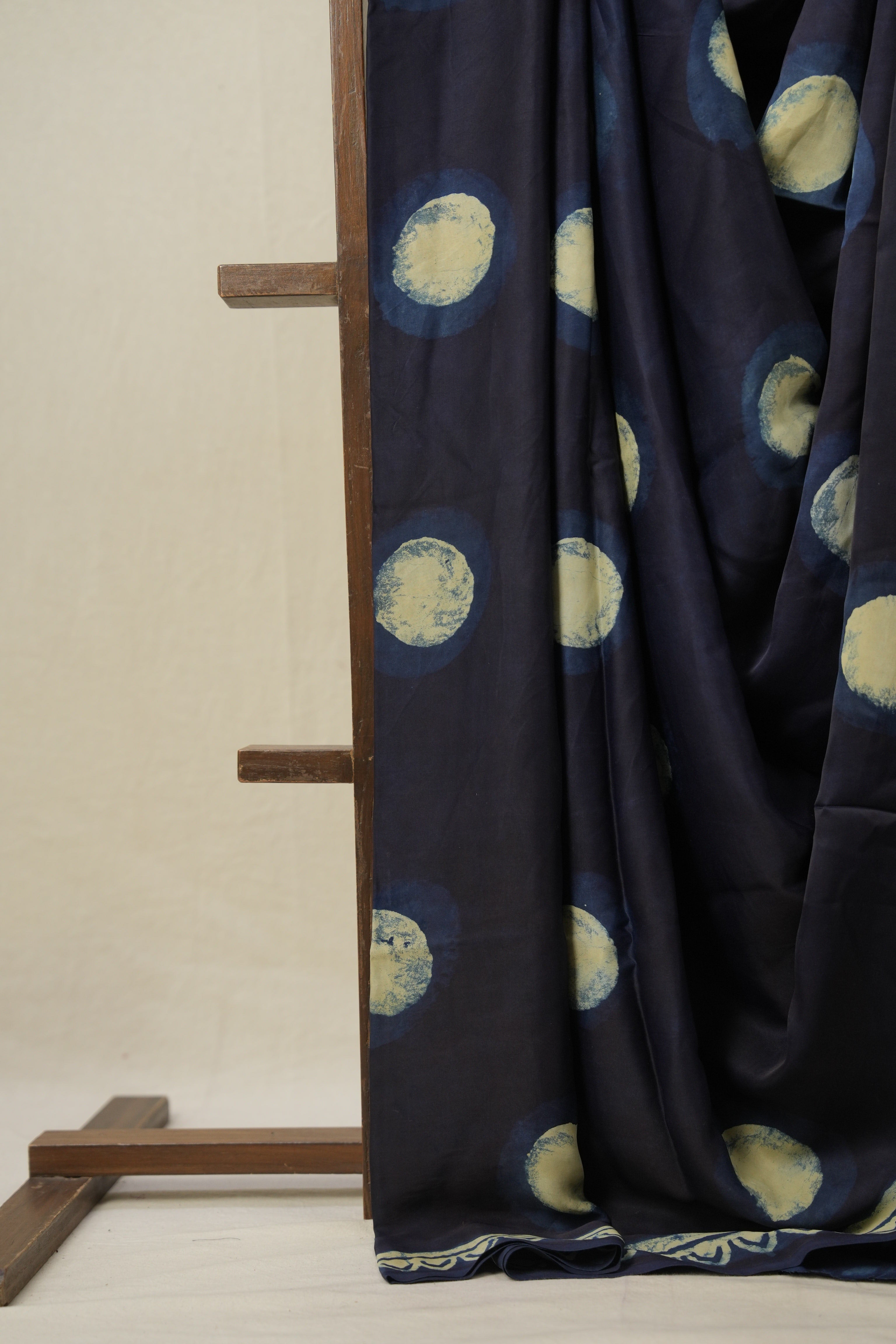 Blue Black HBP Modal Silk Saree - SRBBMSS506