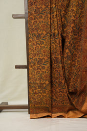 Orange HBP Mangalgiri Cotton Saree - SROHMCS017