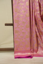 Pastel Pink Banarasi Silk Saree - SRPPBSS1000