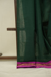 Green Narayan Peth Cotton Saree - SRGNPCS77