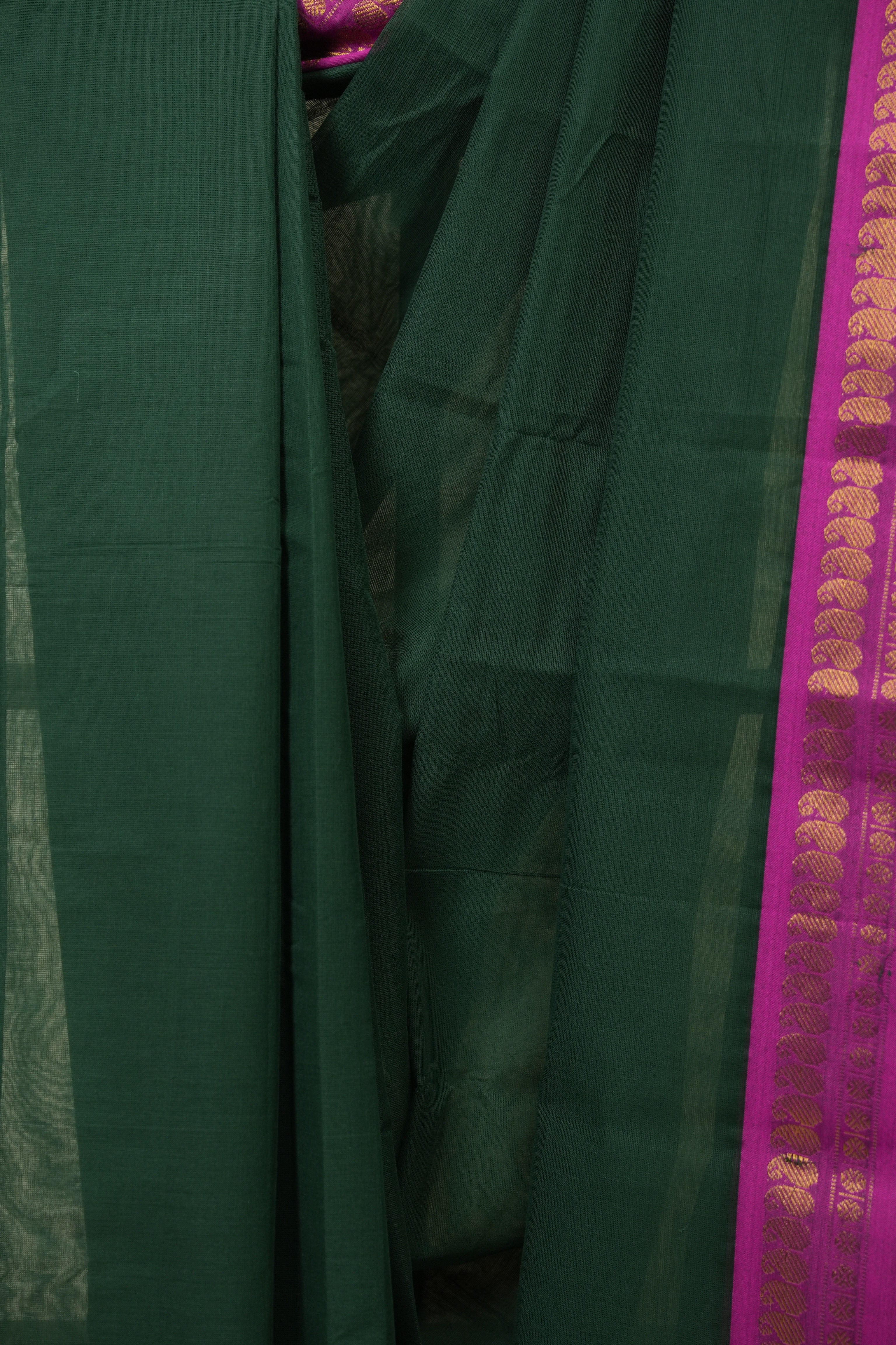 Green Narayan Peth Cotton Saree - SRGNPCS77