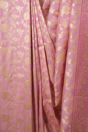 Pastel Pink Banarasi Silk Saree - SRPPBSS1000