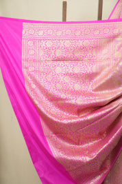 Pastel Pink Banarasi Silk Saree - SRPPBSS1000