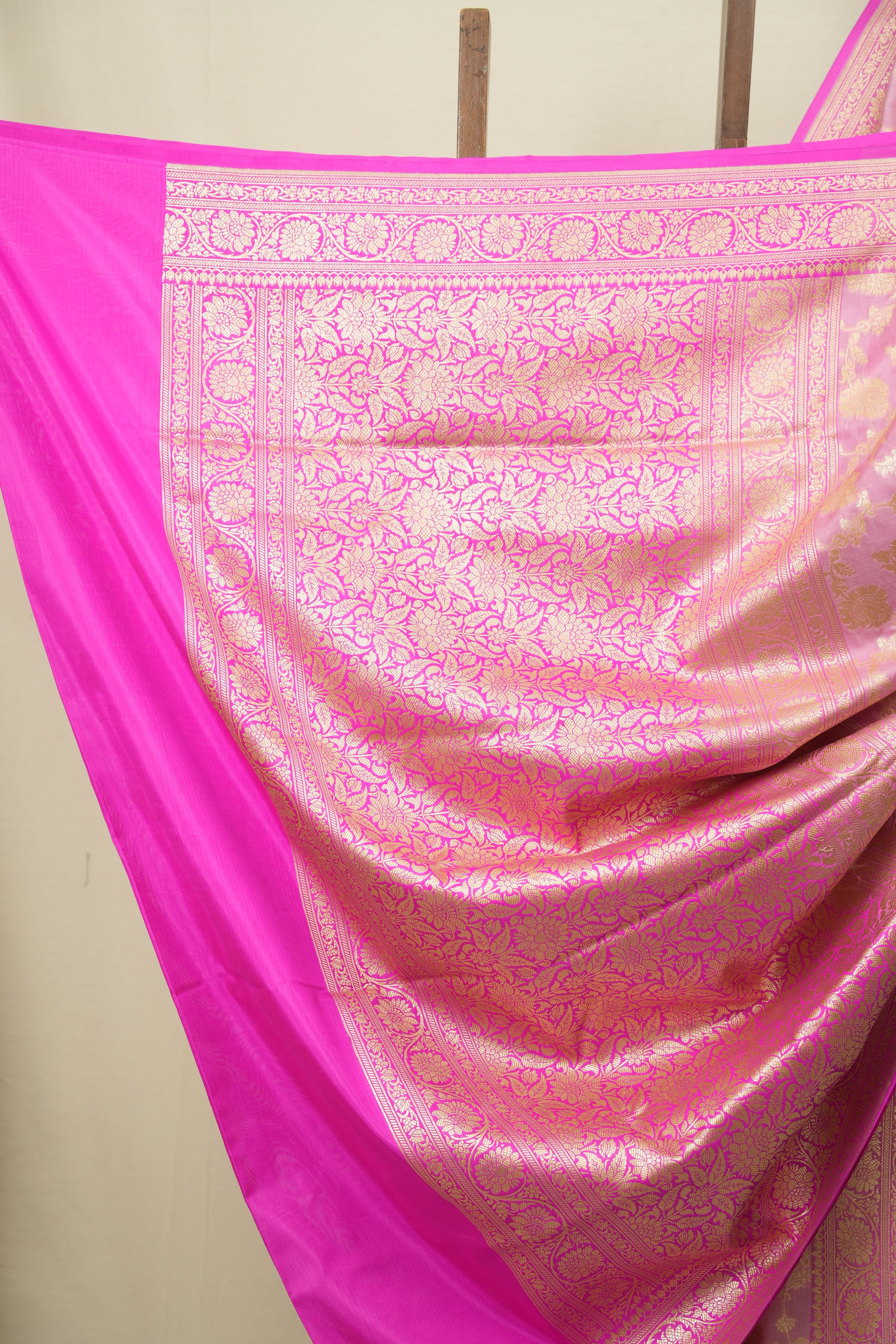 Pastel Pink Banarasi Silk Saree - SRPPBSS1000