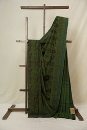 Green HBP Mangalgiri Cotton Saree - SRGHMCS004