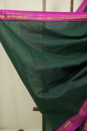 Green Narayan Peth Cotton Saree - SRGNPCS77