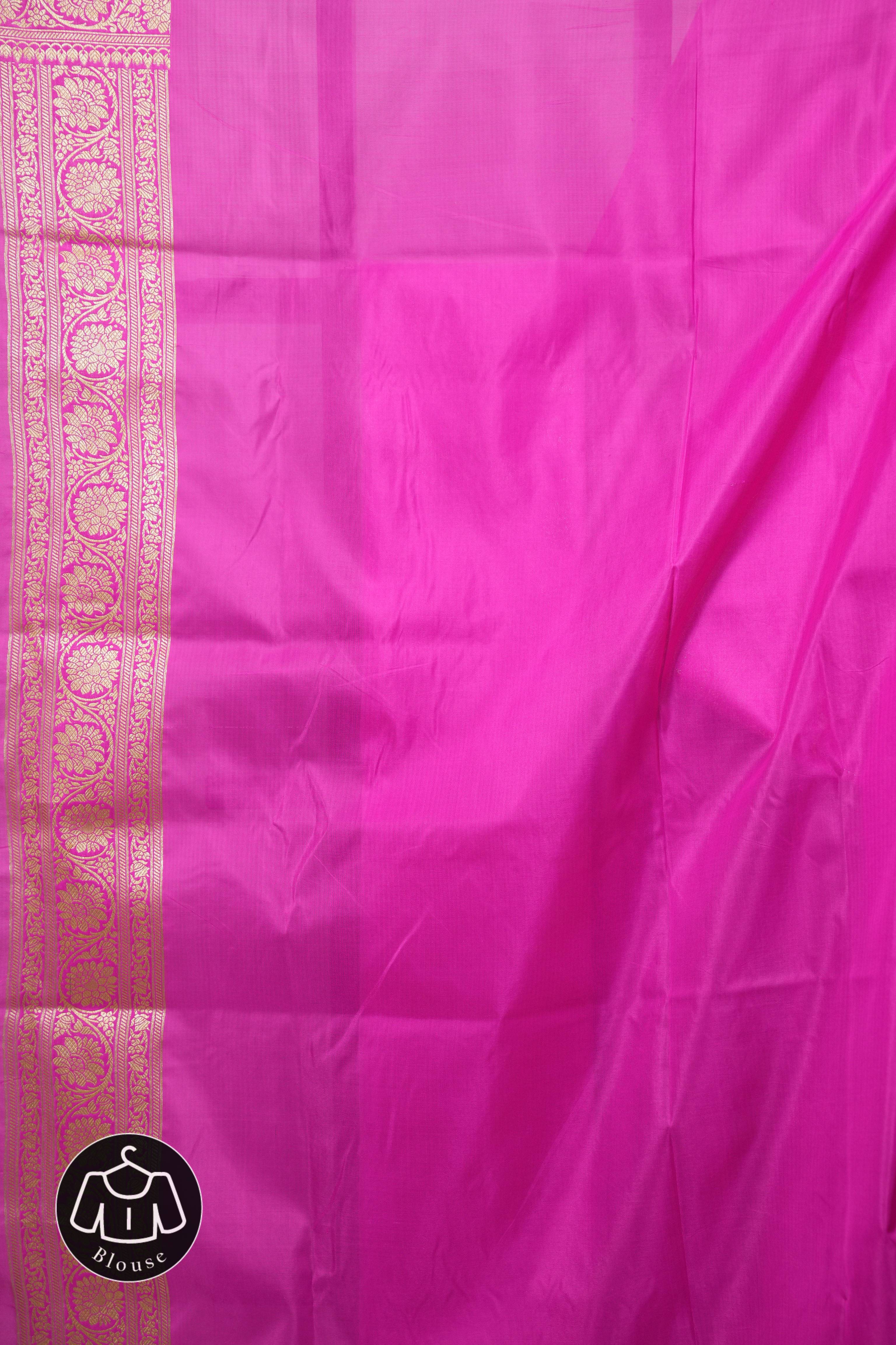 Pastel Pink Banarasi Silk Saree - SRPPBSS1000