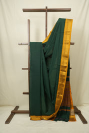 Green Narayan Peth Cotton Saree - SRGNPCS74