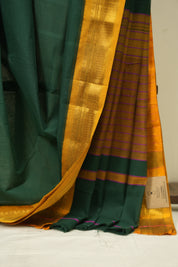 Green Narayan Peth Cotton Saree - SRGNPCS74