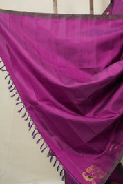 Magenta Gadwal Silk Saree - SRMGSS626