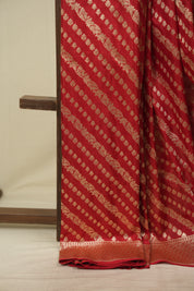 Red Banarasi Silk Saree - SRRBSS1001