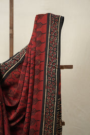 Maroon HBP Modal Silk Saree - SRMMSS503