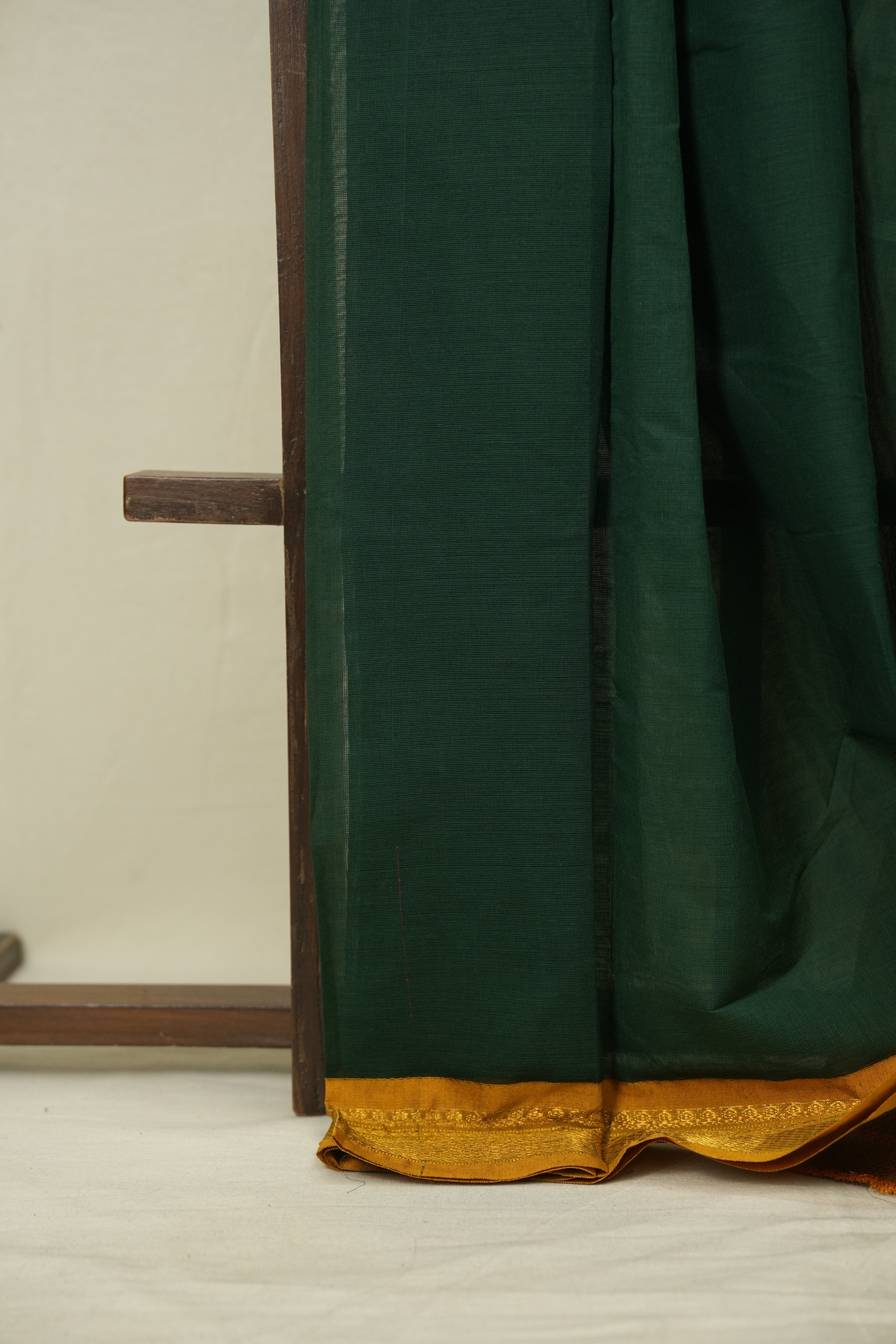 Green Narayan Peth Cotton Saree - SRGNPCS74
