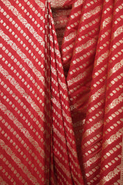 Red Banarasi Silk Saree - SRRBSS1001