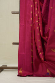 Dark Pink Gadwal Silk Saree - SRDPGSS625