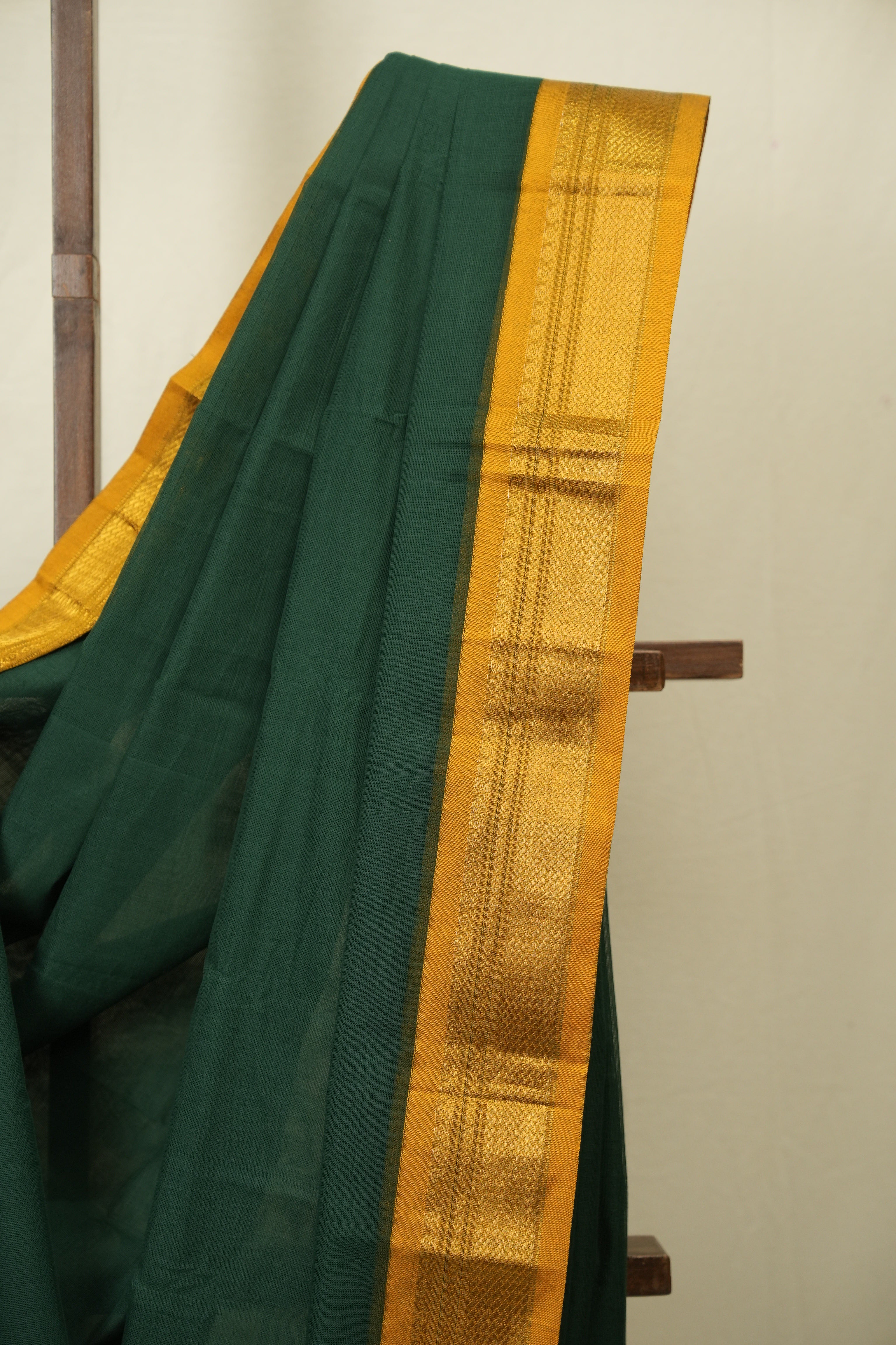 Green Narayan Peth Cotton Saree - SRGNPCS74