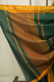 Green Narayan Peth Cotton Saree - SRGNPCS74
