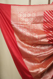 Red Banarasi Silk Saree - SRRBSS1001
