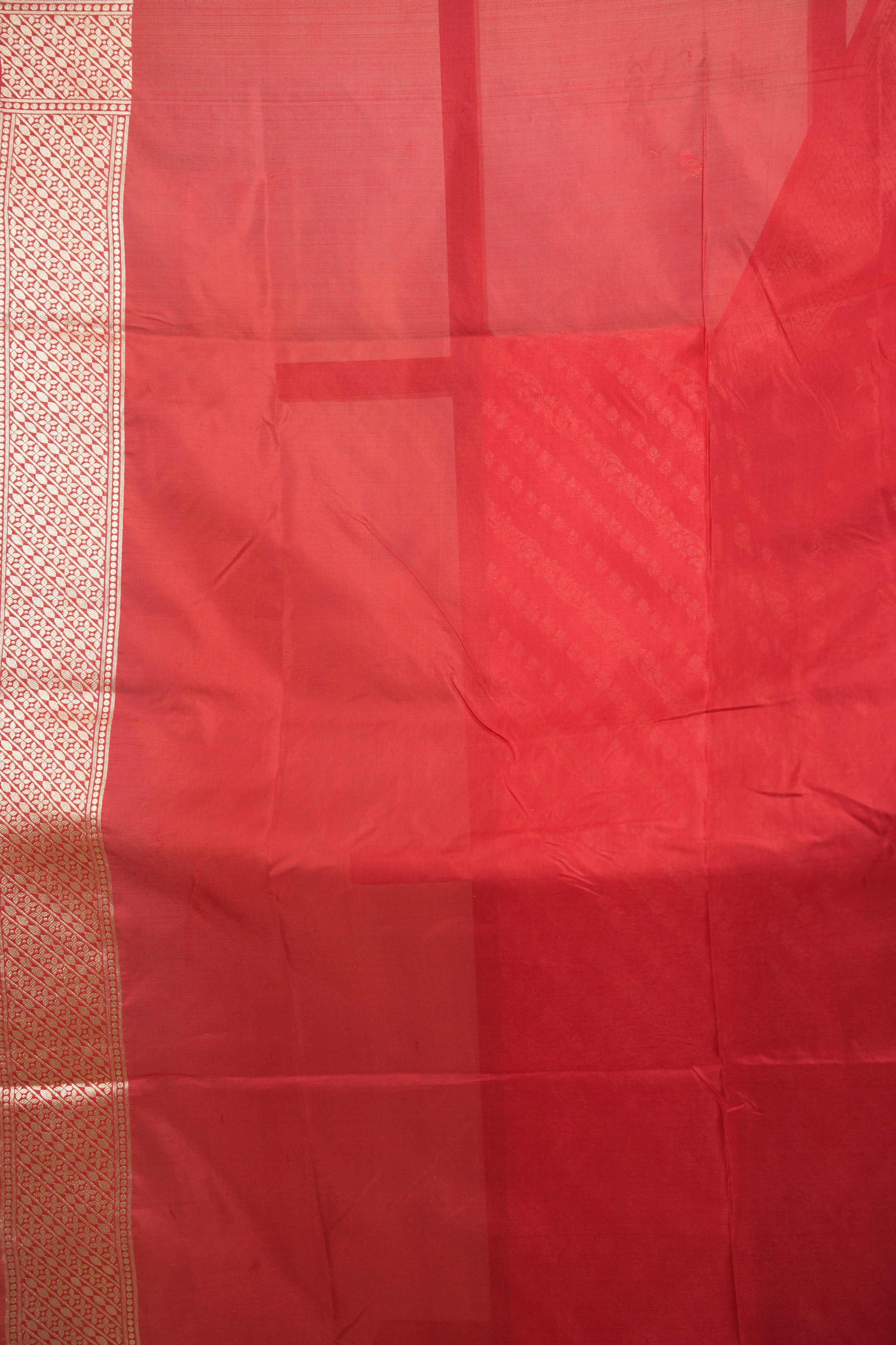 Red Banarasi Silk Saree - SRRBSS1001