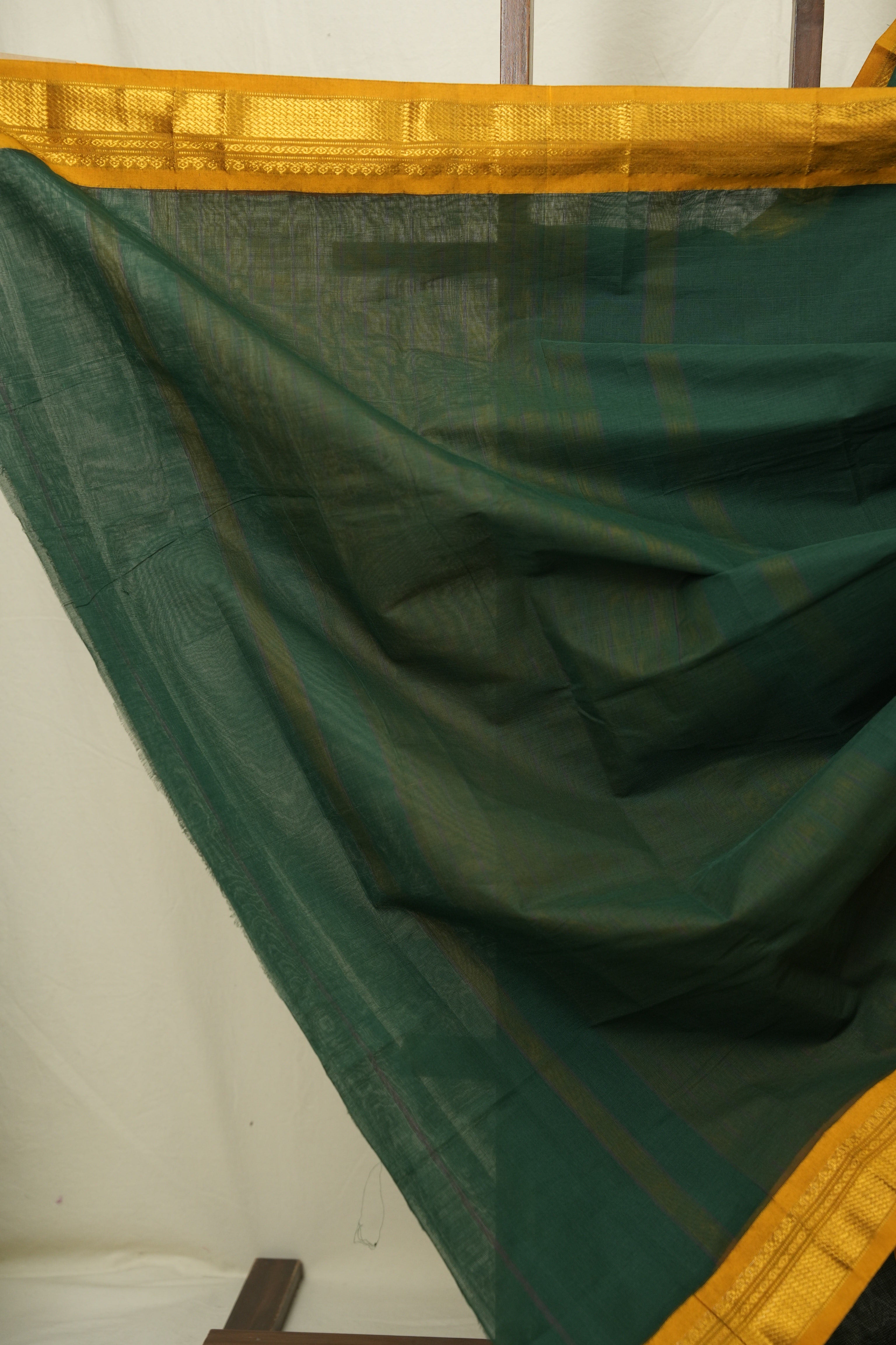 Green Narayan Peth Cotton Saree - SRGNPCS74