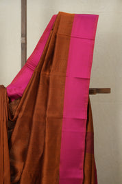 Copper Maheshwari Saree - SRCMS668
