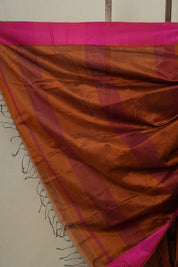 Copper Maheshwari Saree - SRCMS668