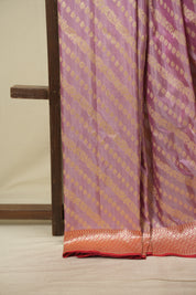 Pastel Purple Banarasi Silk Saree - SRPPBSS999