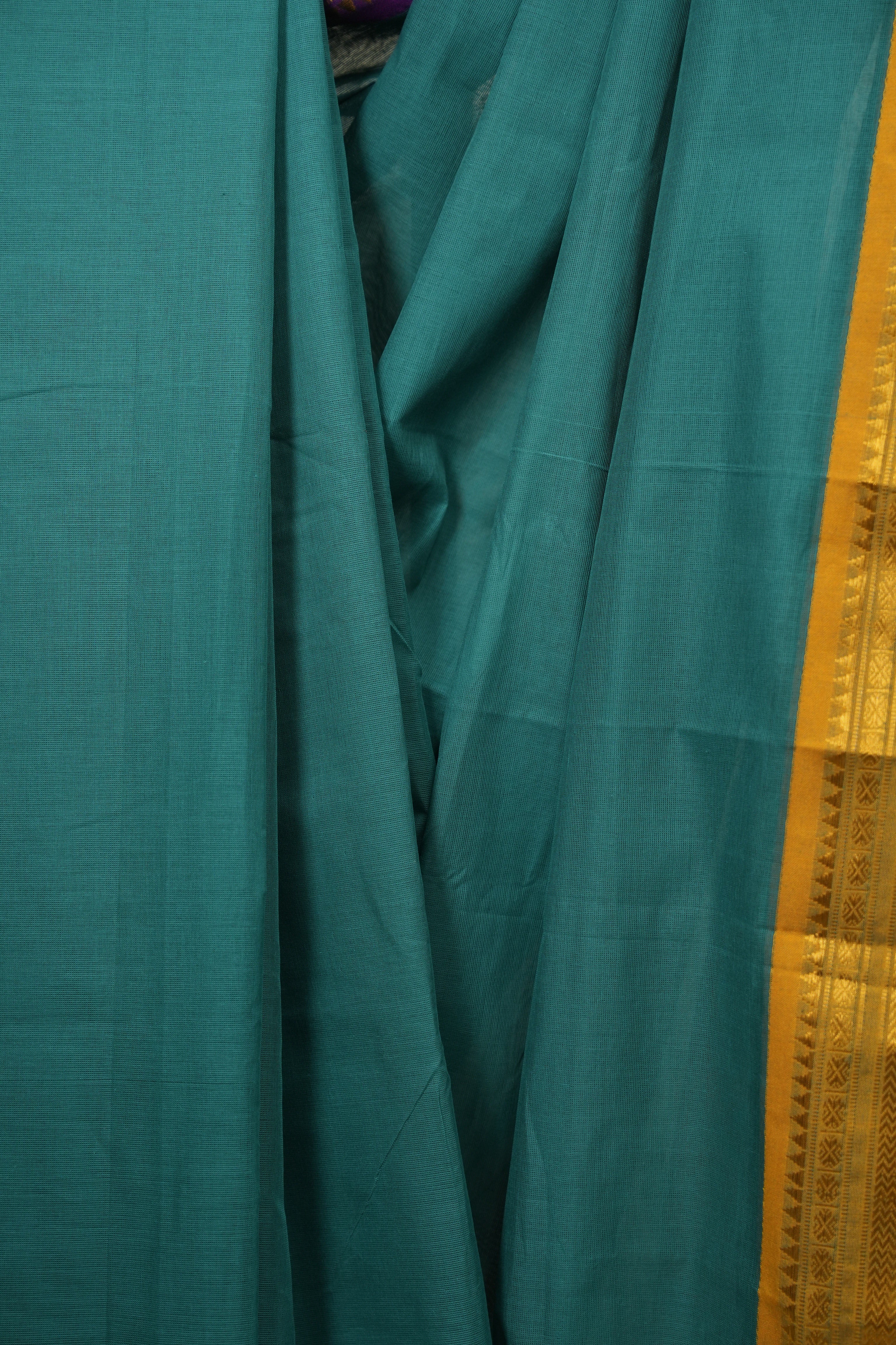 Rama Green Narayan Peth Cotton Saree - SRRGNPCS75