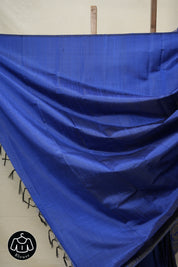 Blue Raw Silk Saree - SRBRSS860