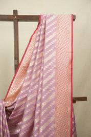 Pastel Purple Banarasi Silk Saree - SRPPBSS999