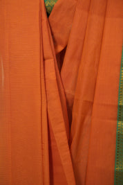 Orange Narayan Peth Cotton Saree - SRONPCS78