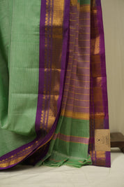 Pista Narayan Peth Cotton Saree - SRPNPCS72