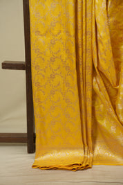 Yellow Banarasi Silk Saree - SRYBSS1002
