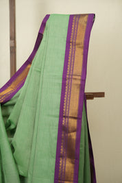 Pista Narayan Peth Cotton Saree - SRPNPCS72